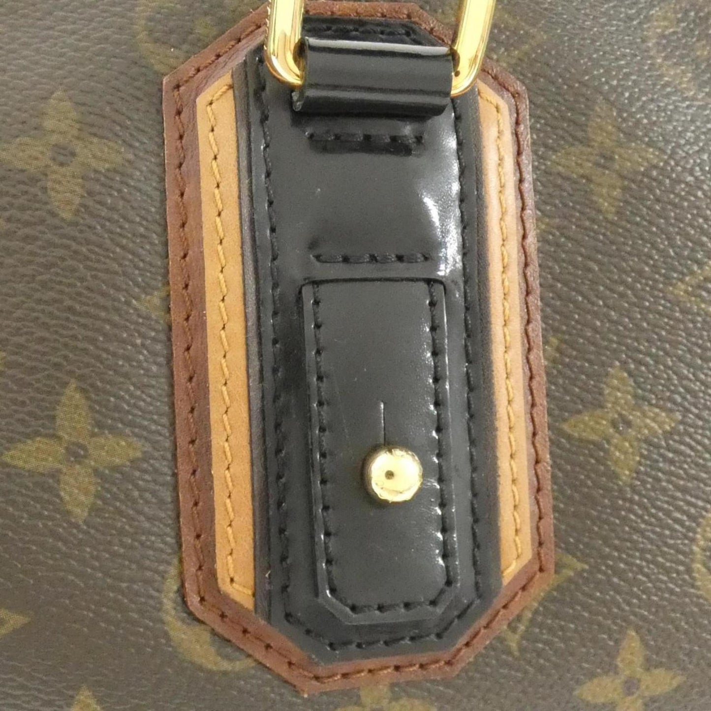 Louis Vuitton Coated Canvas Black Travel Bags