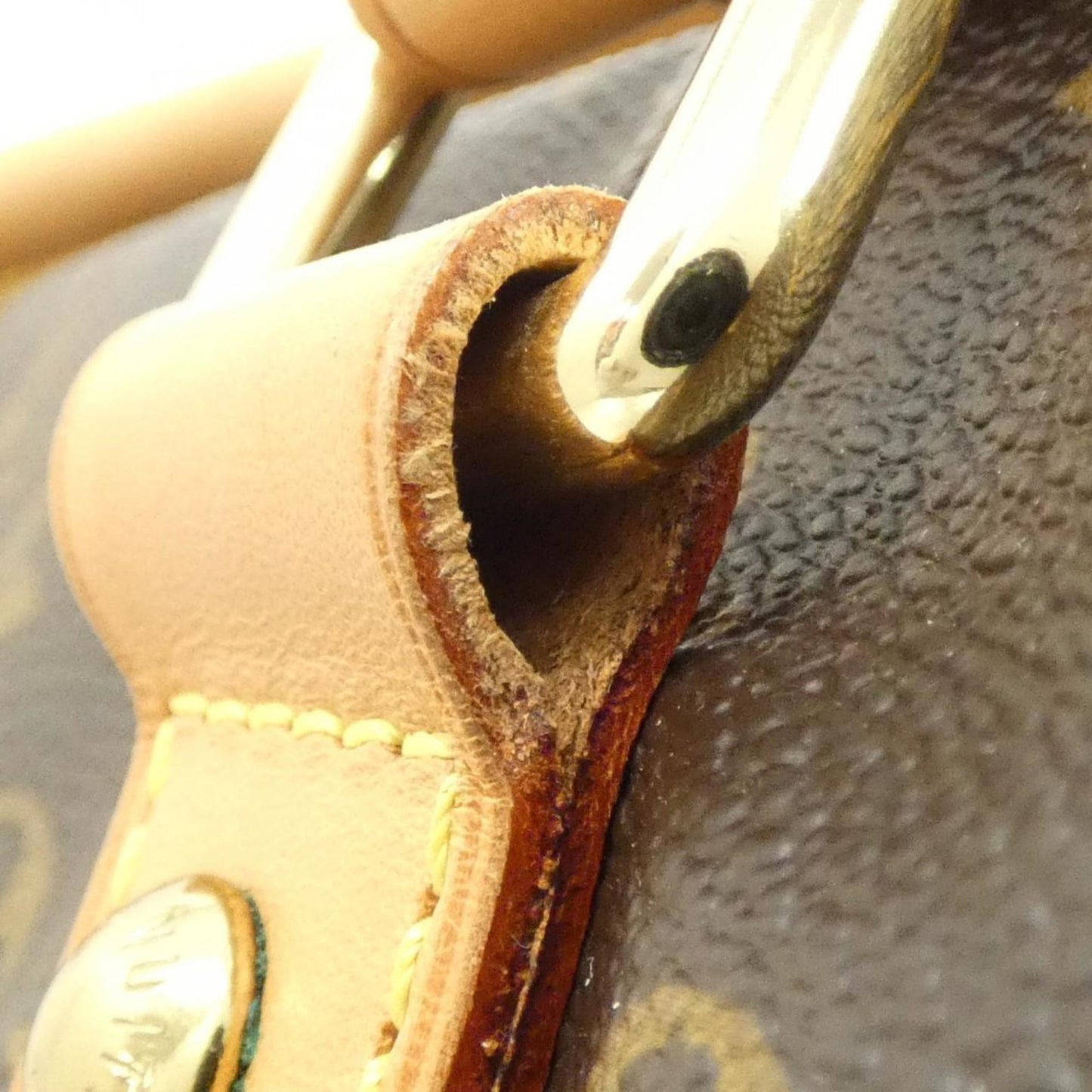 Louis Vuitton Coated Canvas Brown Travel Bags