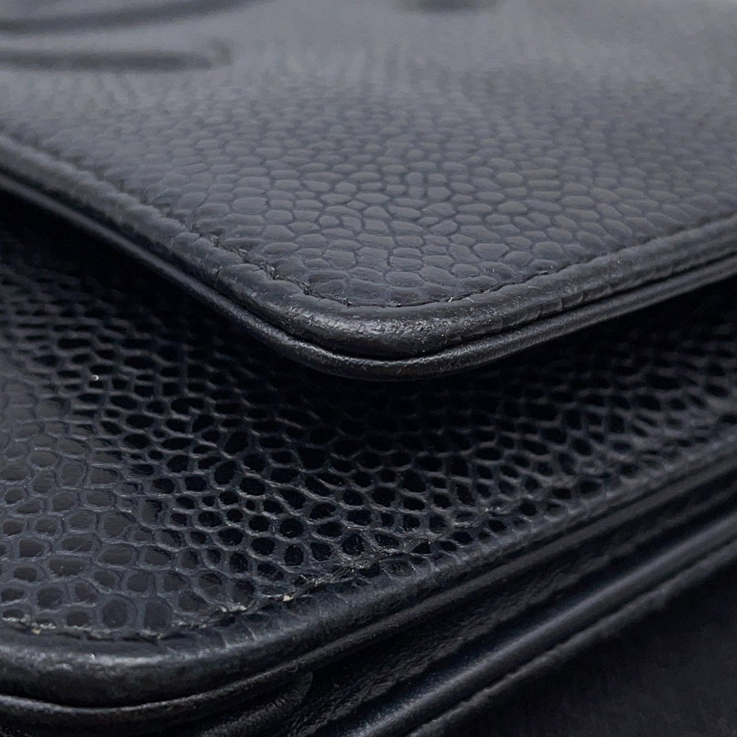 Chanel Calfskin Black Shoulder Bags