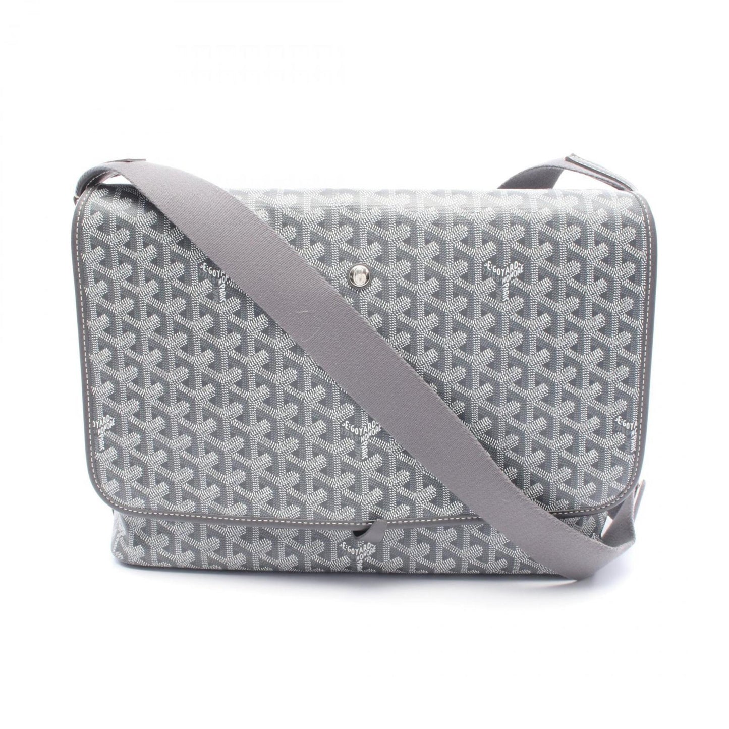 Goyard Coated Canvas Gray Shoulder Bags