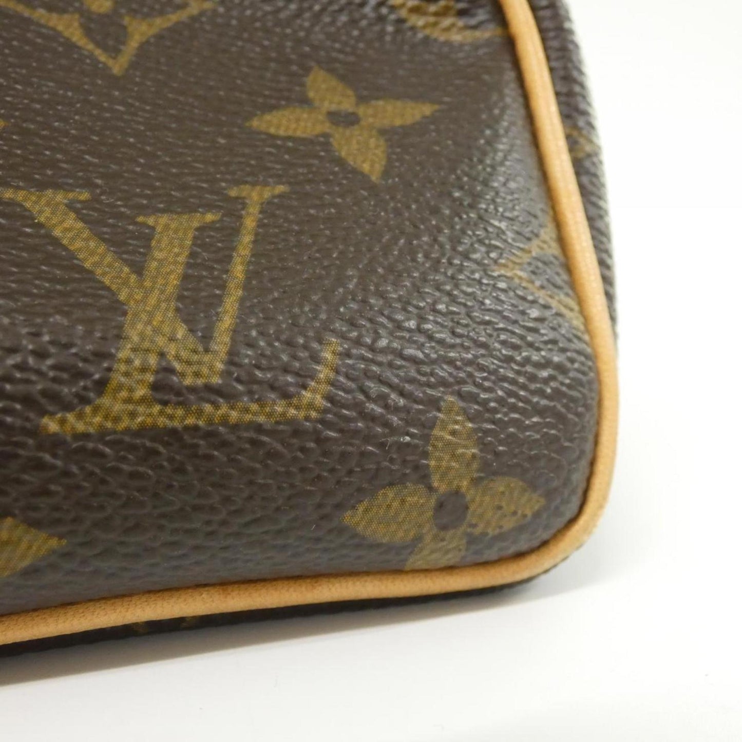 Louis Vuitton Coated Canvas Brown Handbags