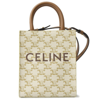 Celine Pvc Brown Handbags