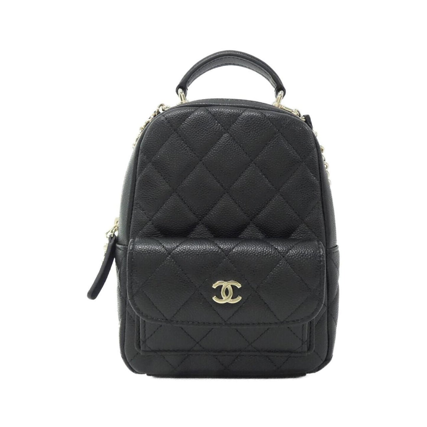 Chanel Calfskin Black Backpacks