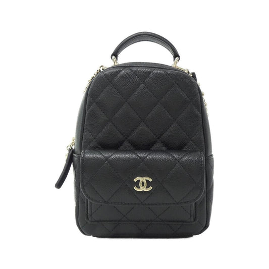 Chanel Calfskin Black Backpacks