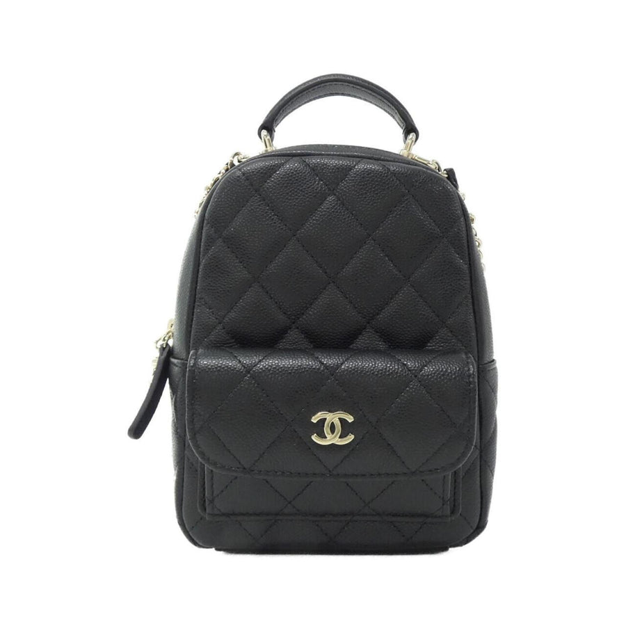 Chanel Calfskin Black Backpacks