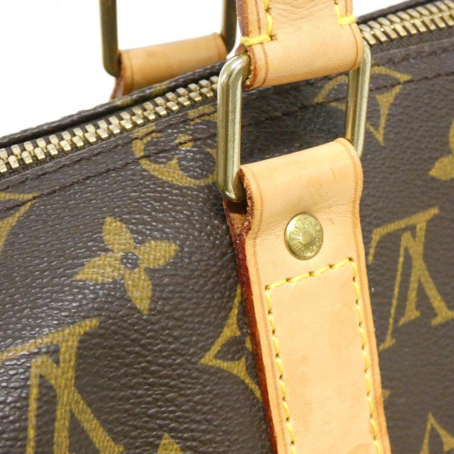 Louis Vuitton Coated Canvas Brown Travel Bags