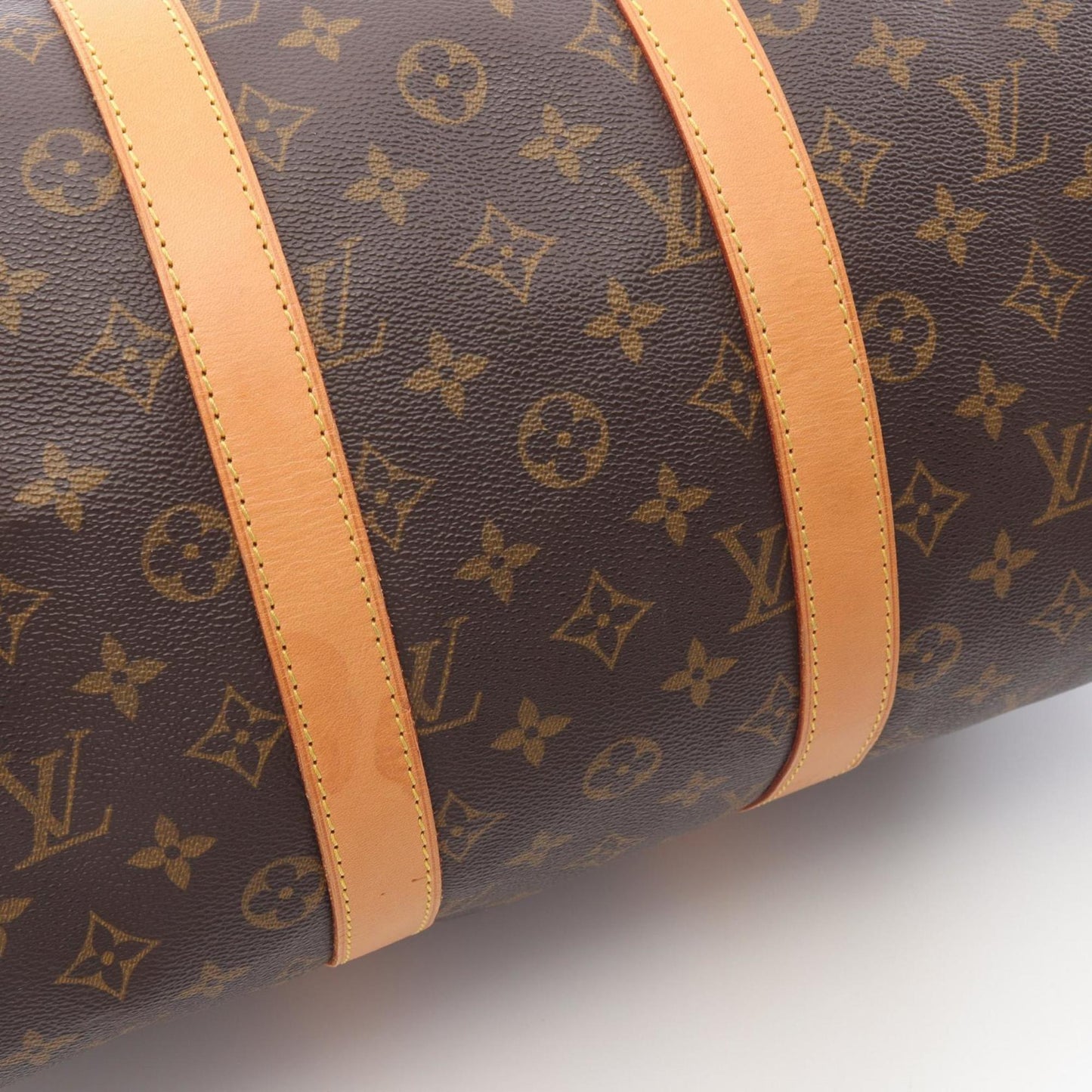 Louis Vuitton Coated Canvas Brown Travel Bags