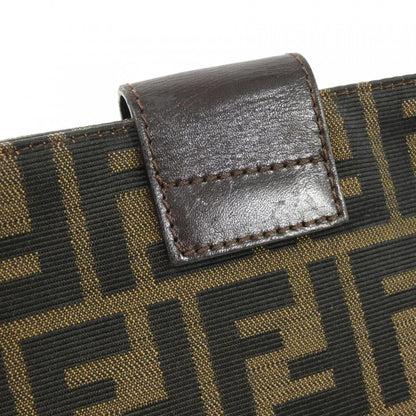 Fendi Canvas Brown Shoulder Bags