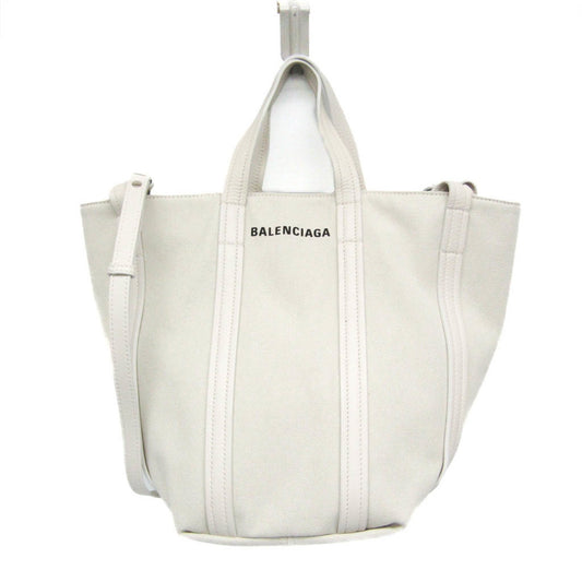 Balenciaga Canvas White Handbags