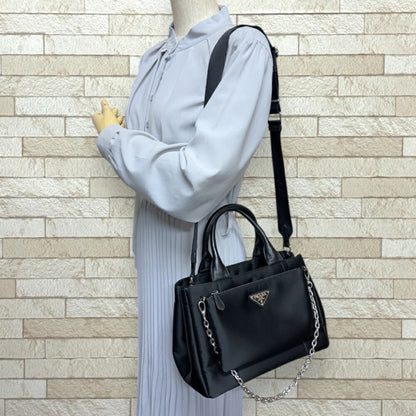 Prada Nylon Black Shoulder Bags