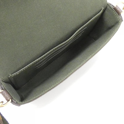 Louis Vuitton Coated Canvas Green Shoulder Bags