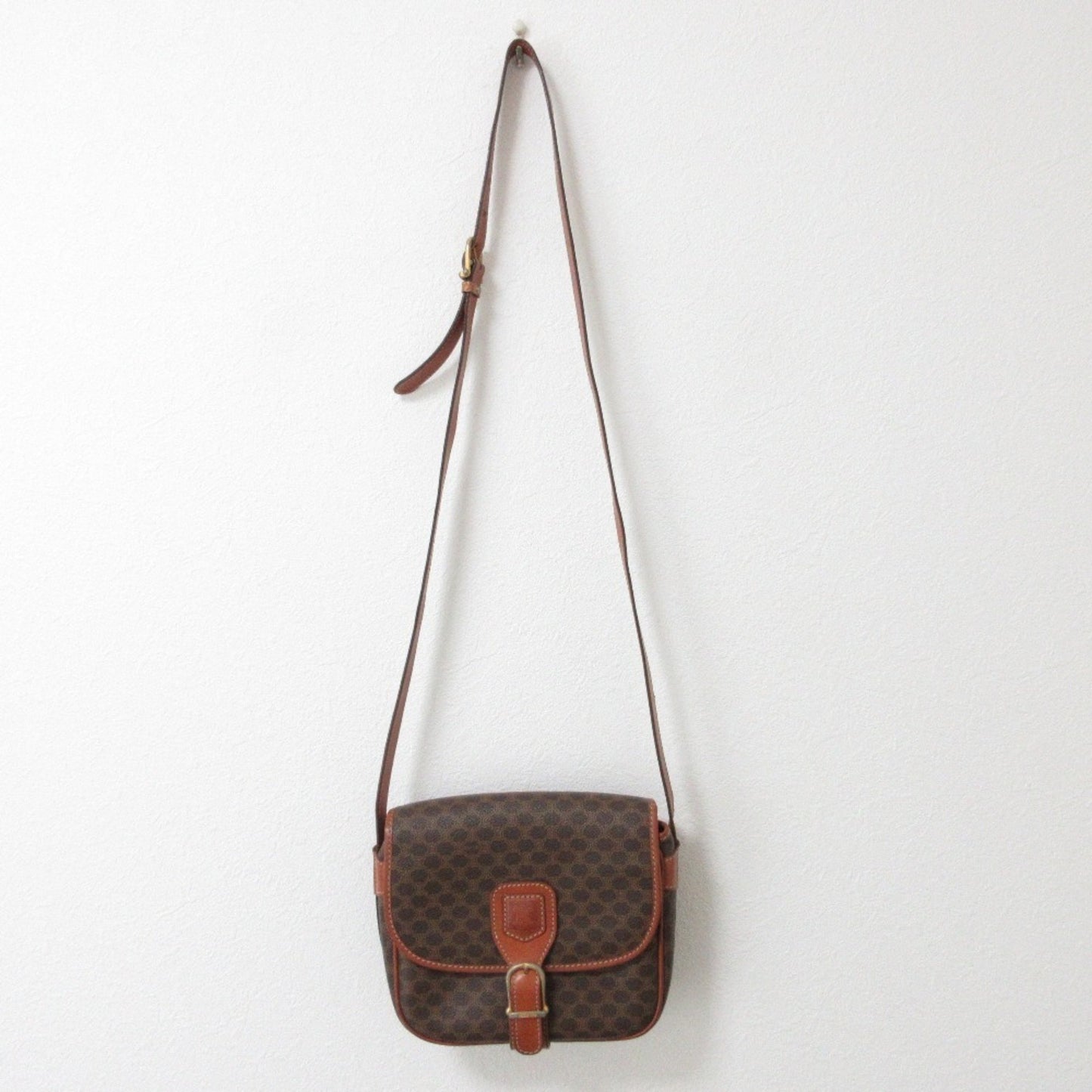 Celine Pvc Brown Shoulder Bags