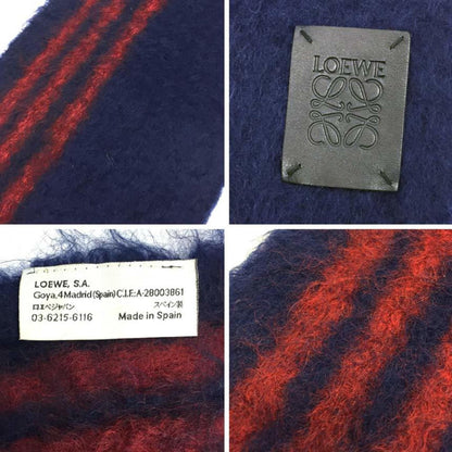 Loewe Wool Blue Scarves