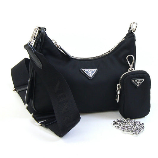 Prada Nylon Black Shoulder Bags