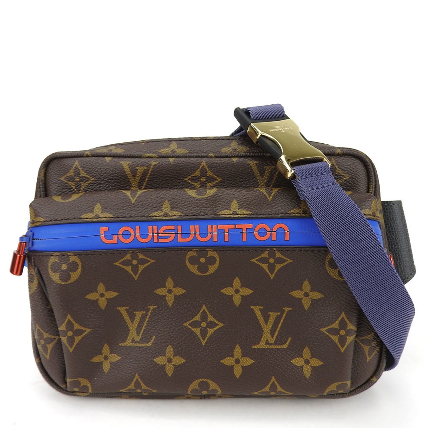 Louis Vuitton Monogram Canvas Blue Crossbody Bags