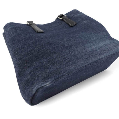 Prada Denim Black Tote Bags