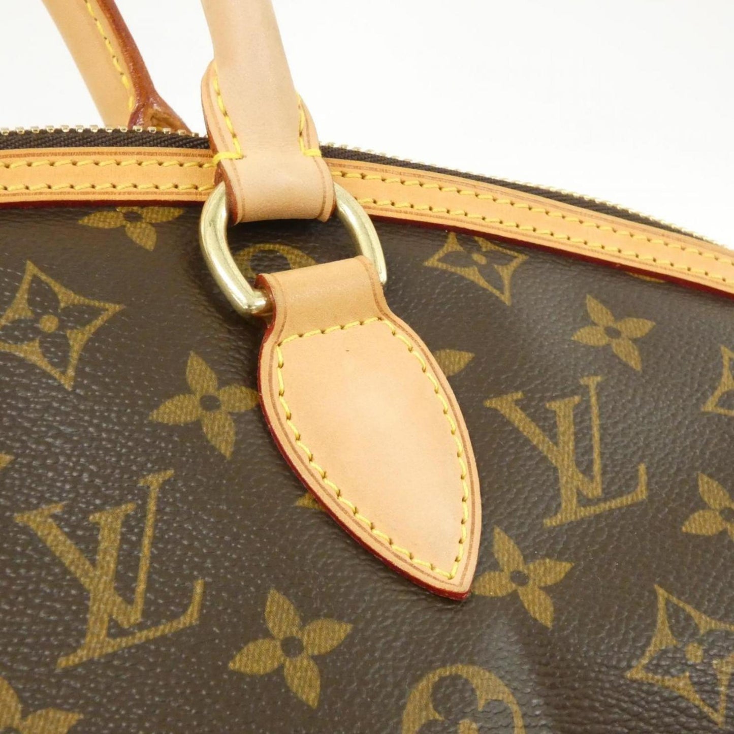 Louis Vuitton Coated Canvas Brown Handbags