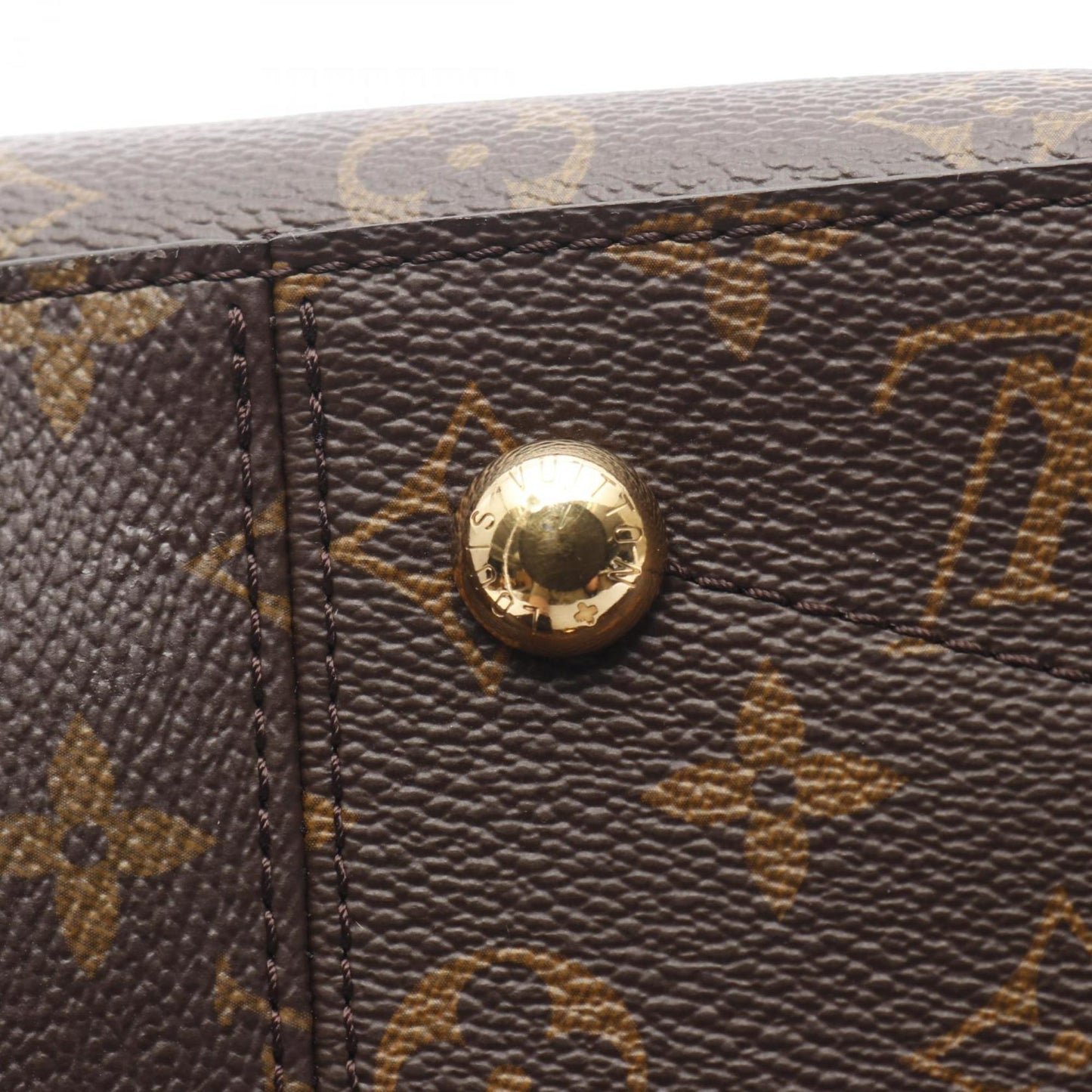 Louis Vuitton Coated Canvas Brown Handbags