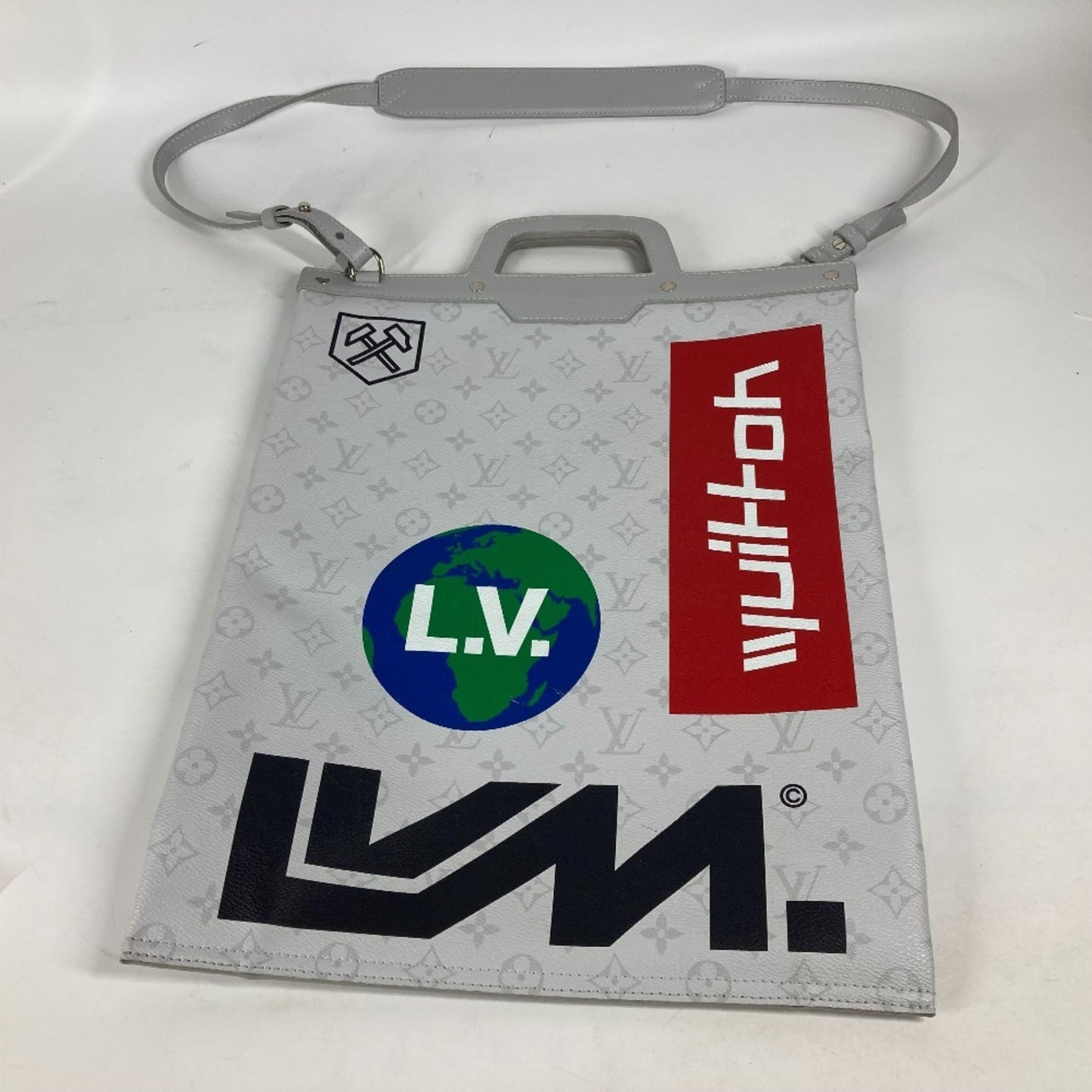 Louis Vuitton Monogram Canvas White Handbags