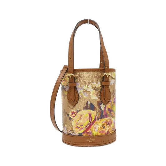 Louis Vuitton Coated Canvas Gold Shoulder Bags