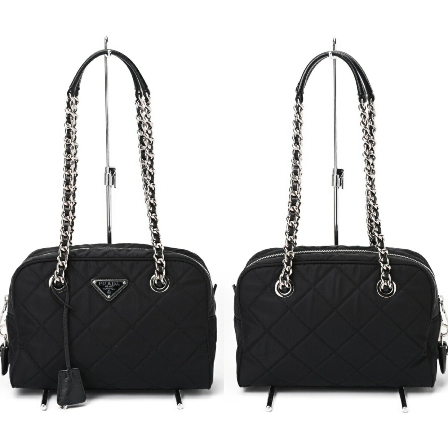 Prada Nylon Black Travel Bags