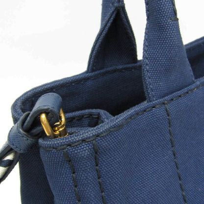 Prada Canvas Blue Shoulder Bags