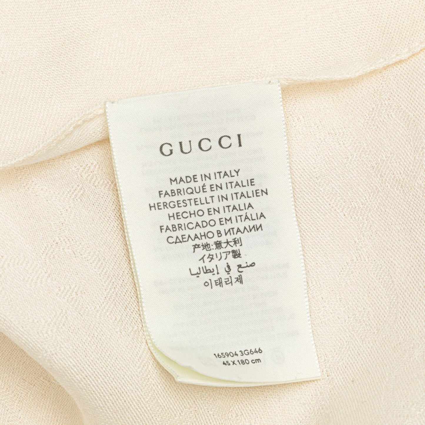 Gucci Wool White Scarves