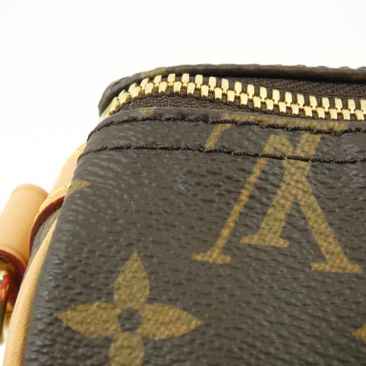 Louis Vuitton Coated Canvas Brown Travel Bags