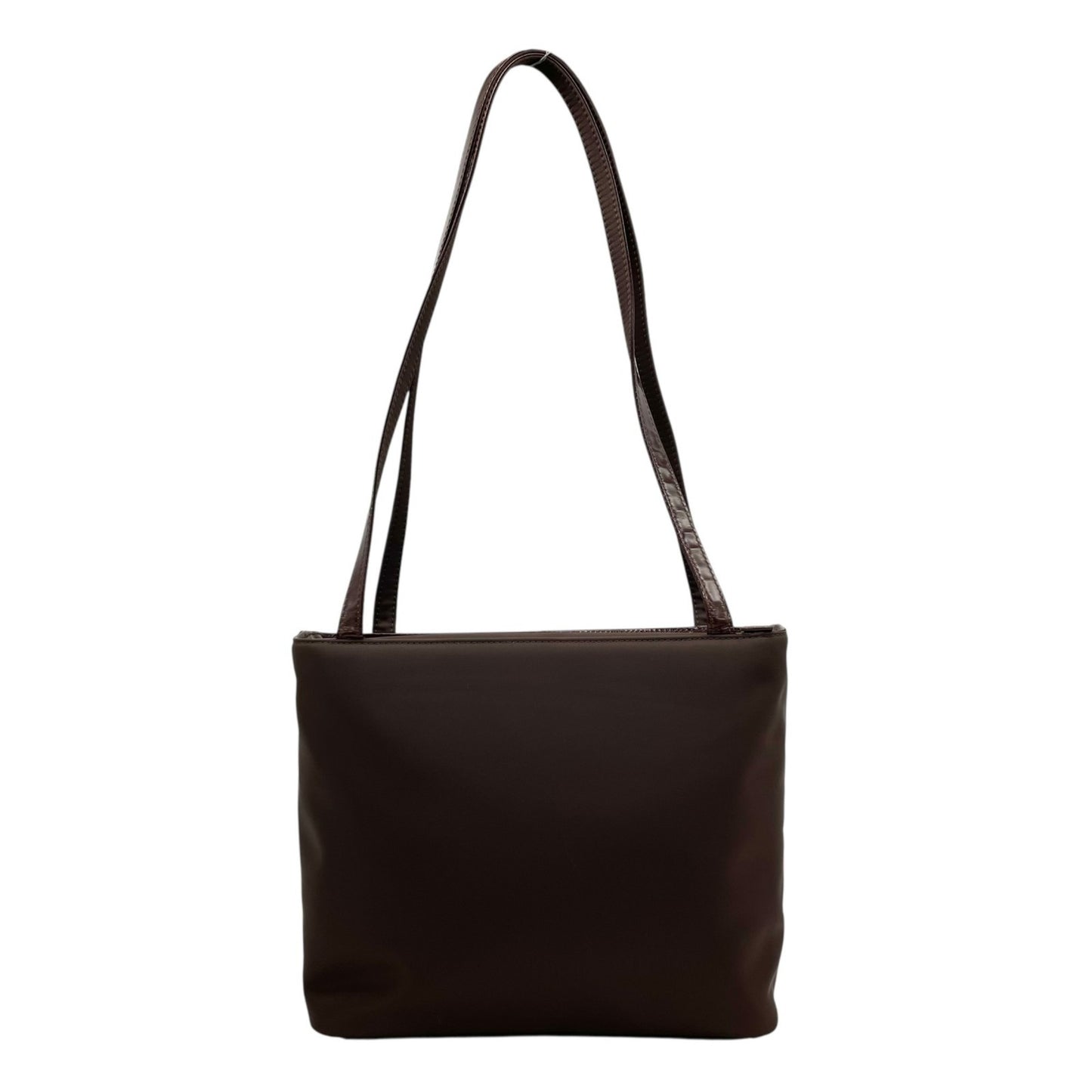 Versace Nylon Brown Shoulder Bags