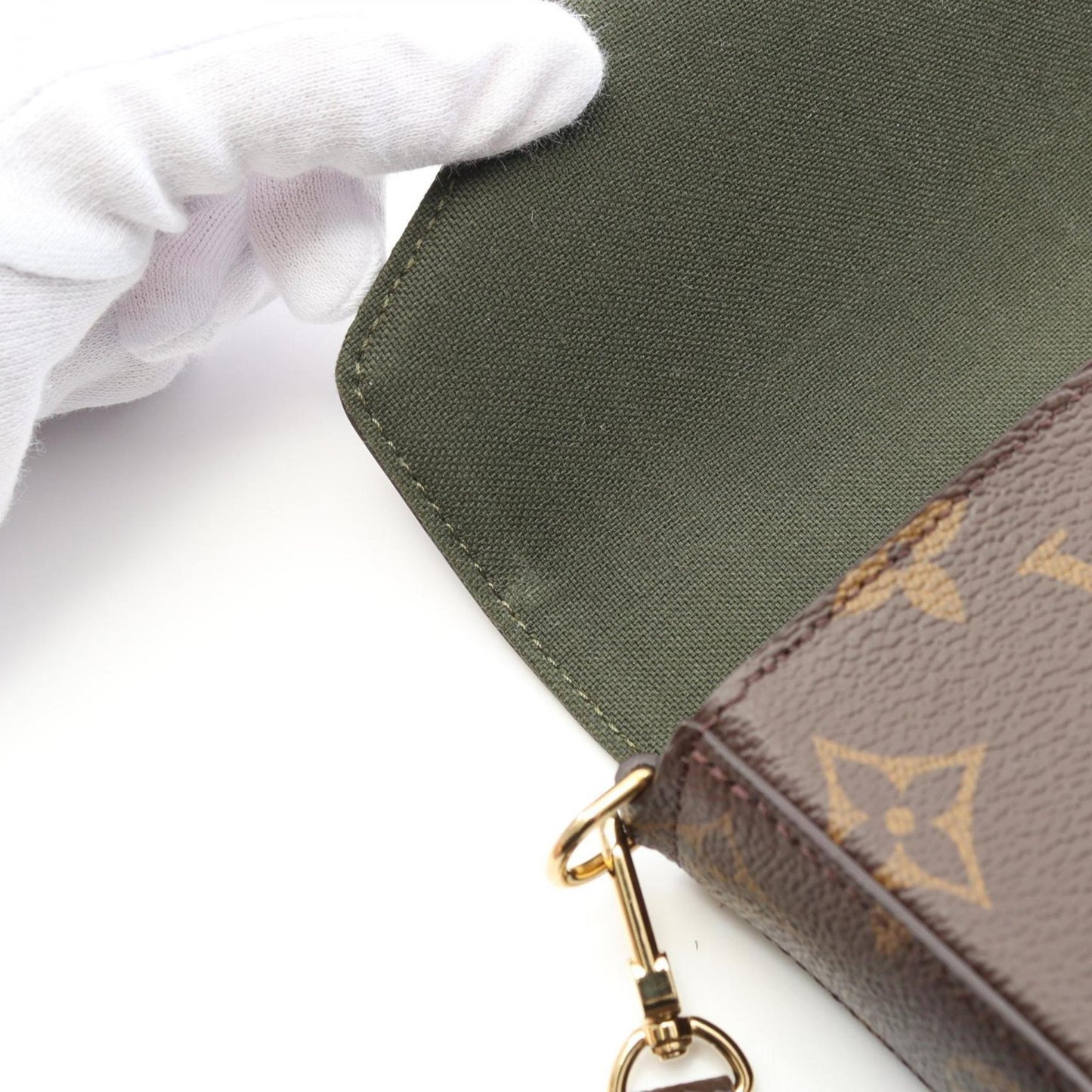 Louis Vuitton Coated Canvas Brown Shoulder Bags