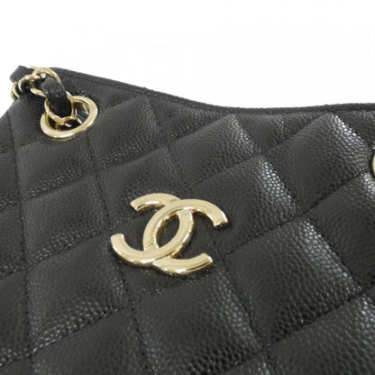 Chanel Calfskin Black Shoulder Bags