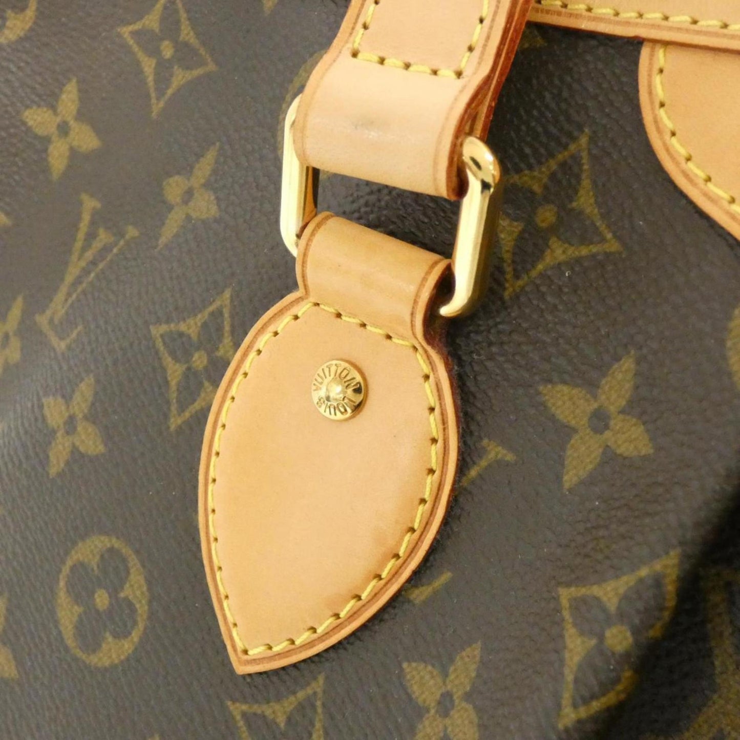 Louis Vuitton Coated Canvas Brown Handbags