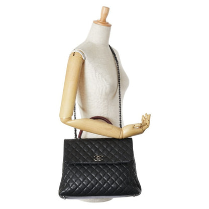 Chanel Calfskin Black Handbags