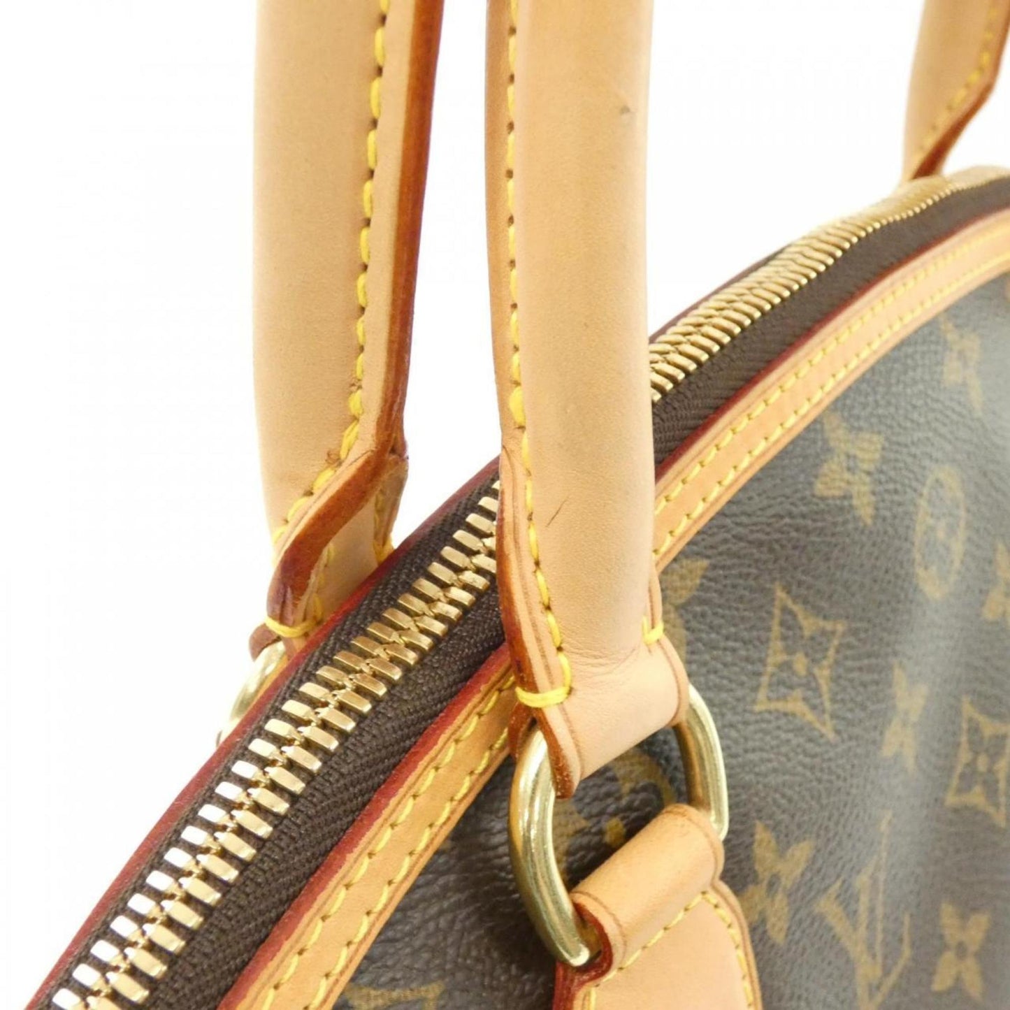 Louis Vuitton Coated Canvas Brown Handbags