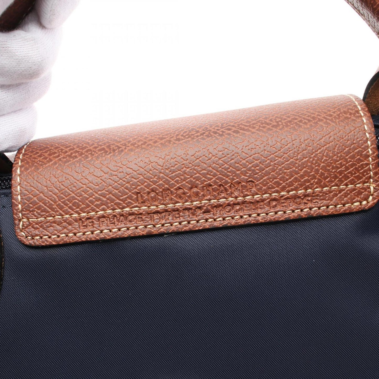 Longchamp Nylon Brown Tote Bags