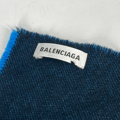 Balenciaga Wool Blue Scarves