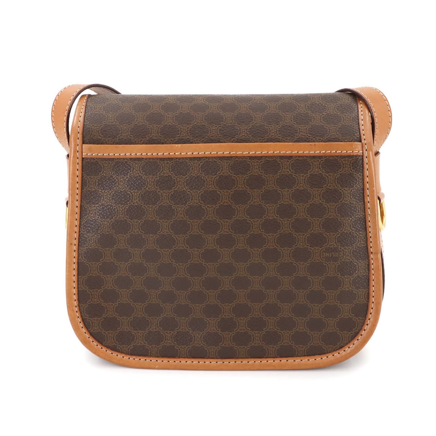 Celine Pvc Brown Shoulder Bags