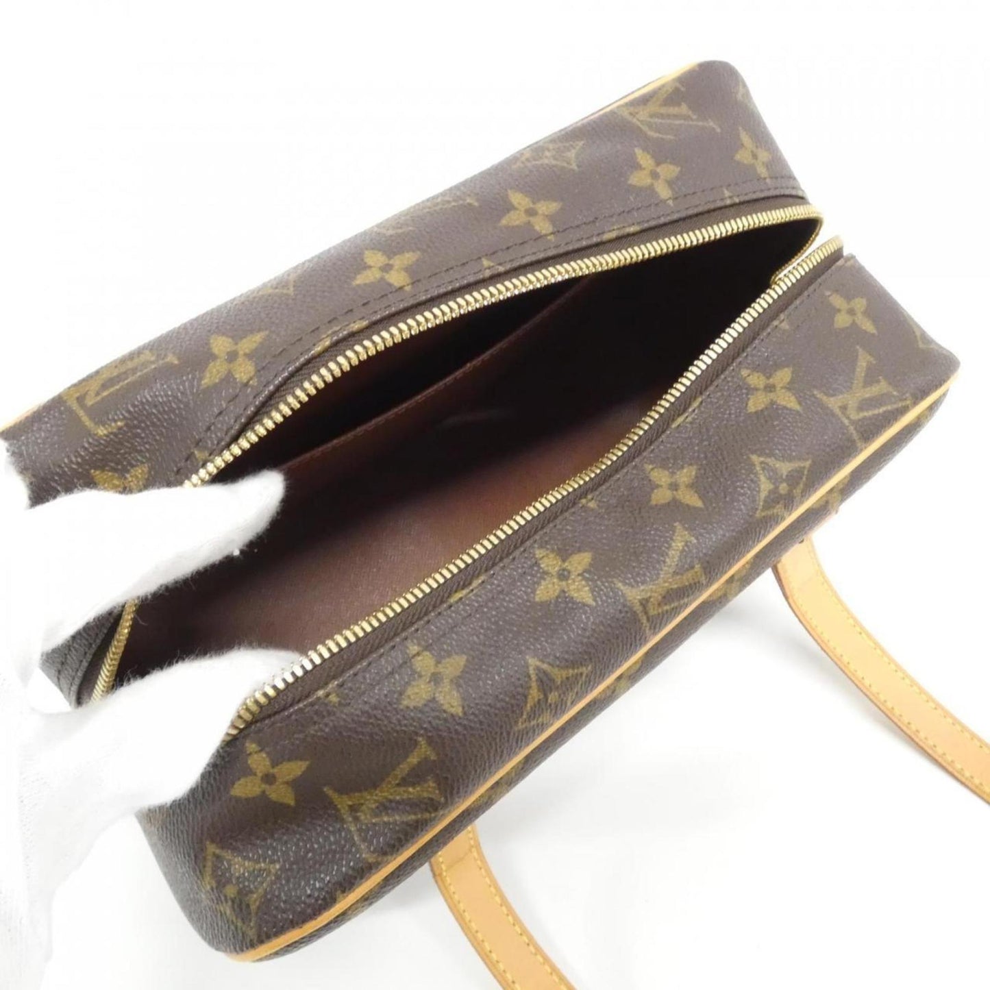 Louis Vuitton Monogram Canvas Brown Shoulder Bags