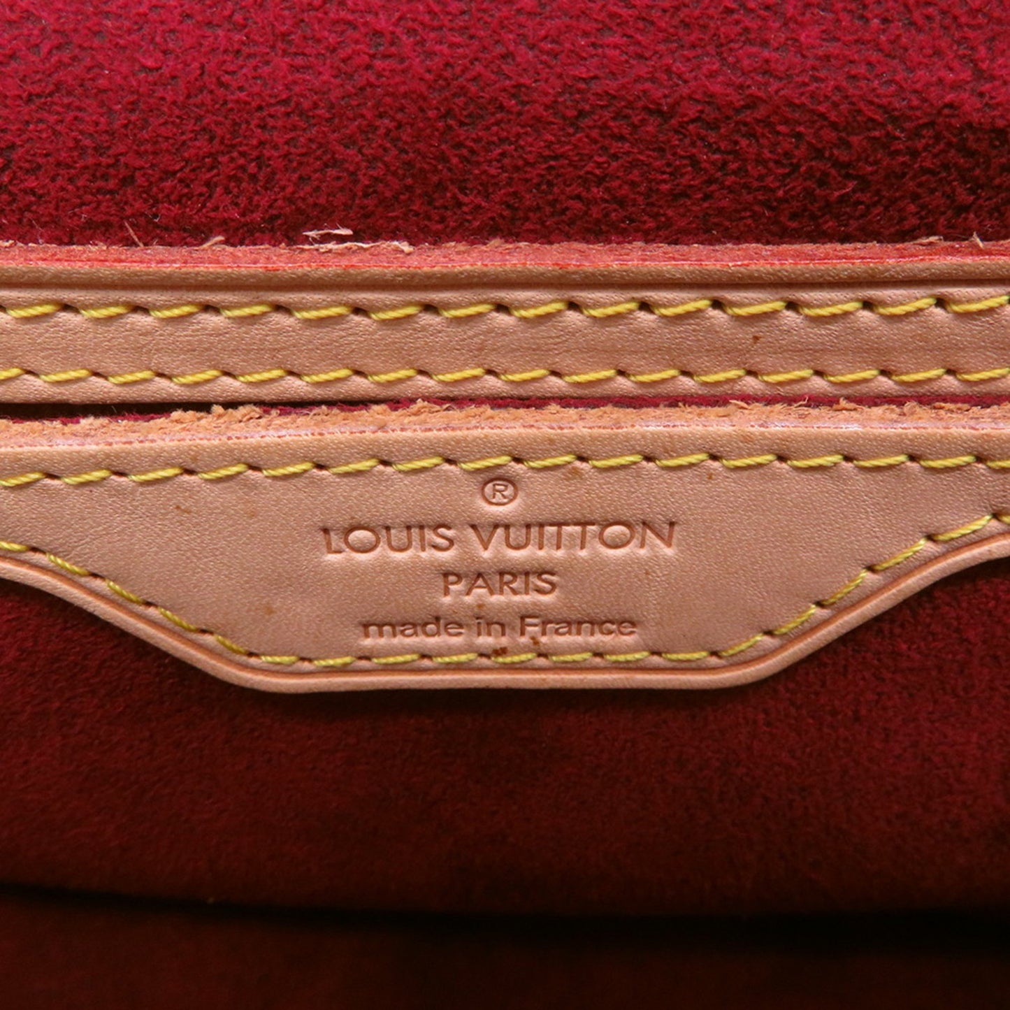 Louis Vuitton Monogram Canvas Red Handbags