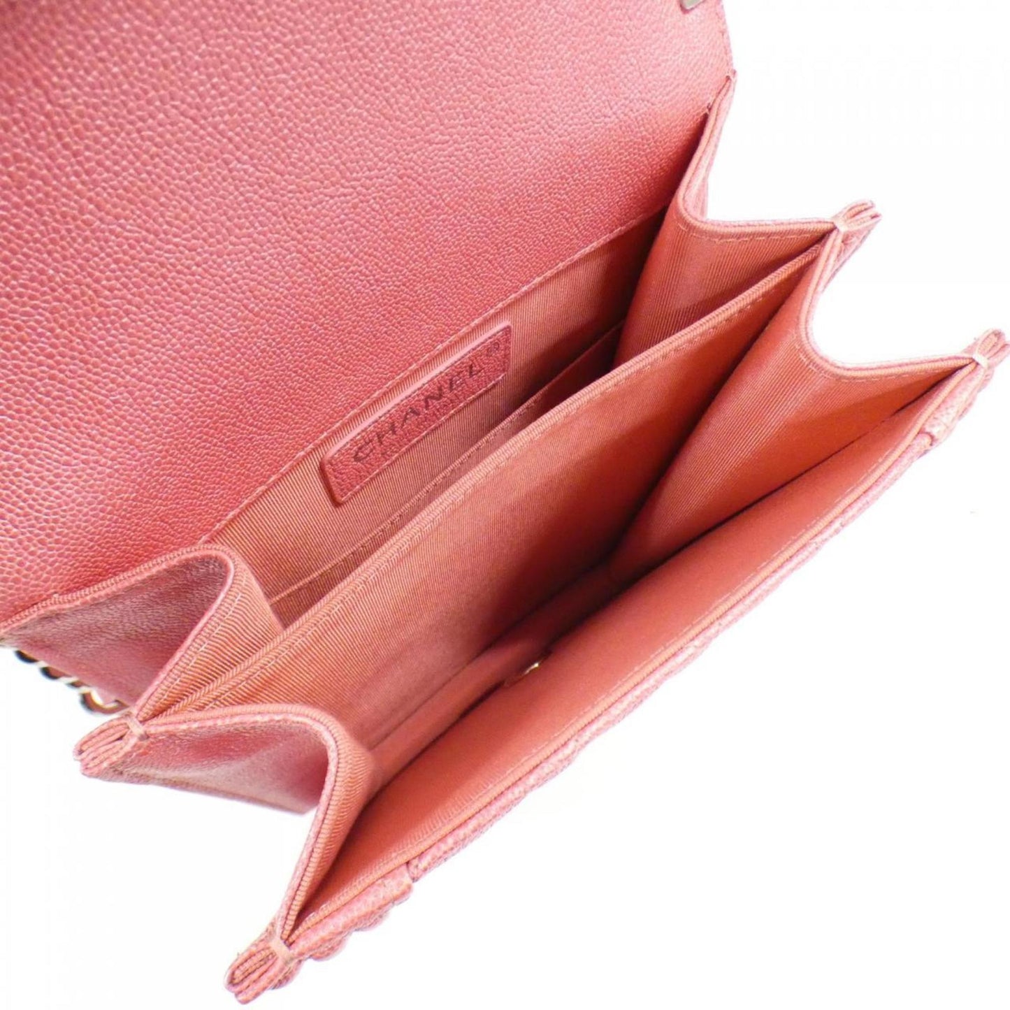 Chanel Calfskin Pink Shoulder Bags