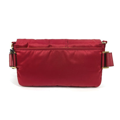 Fendi Nylon Red Shoulder Bags