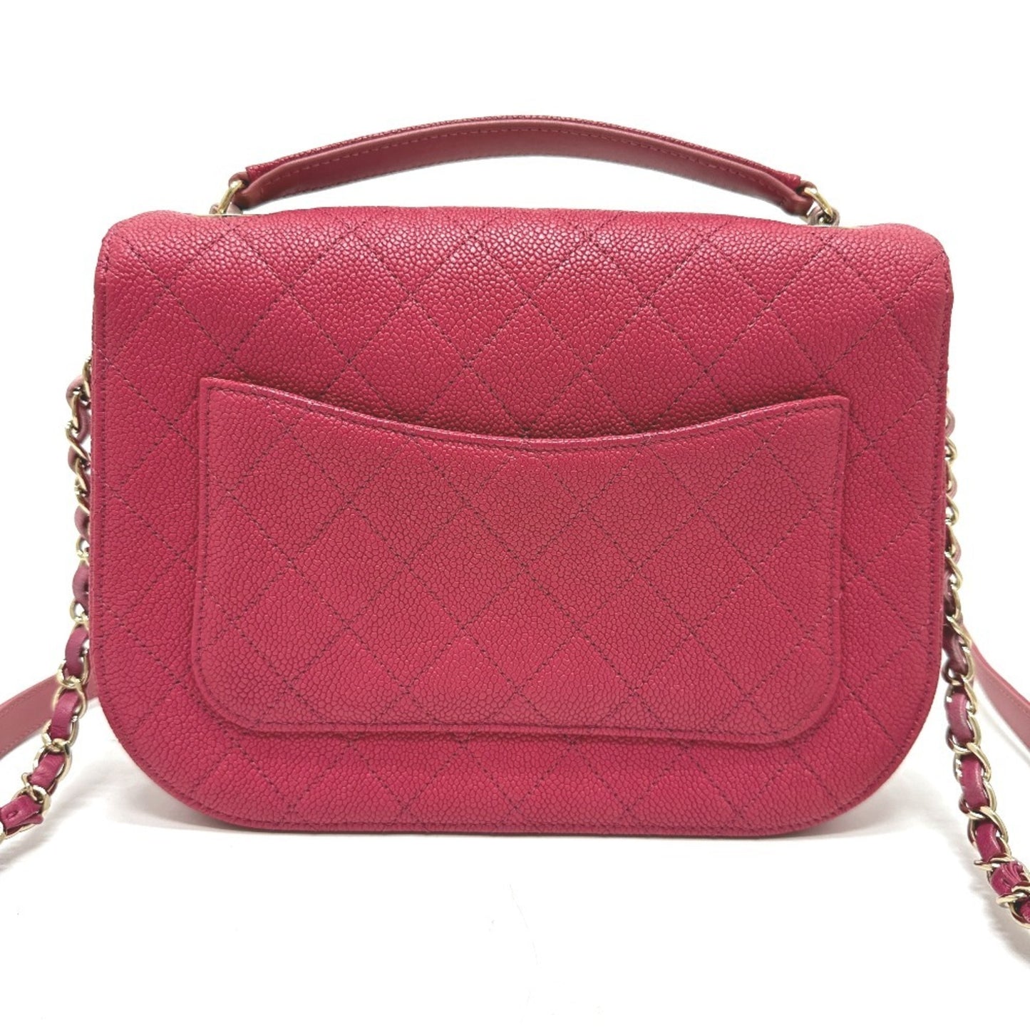 Chanel Calfskin Pink Shoulder Bags