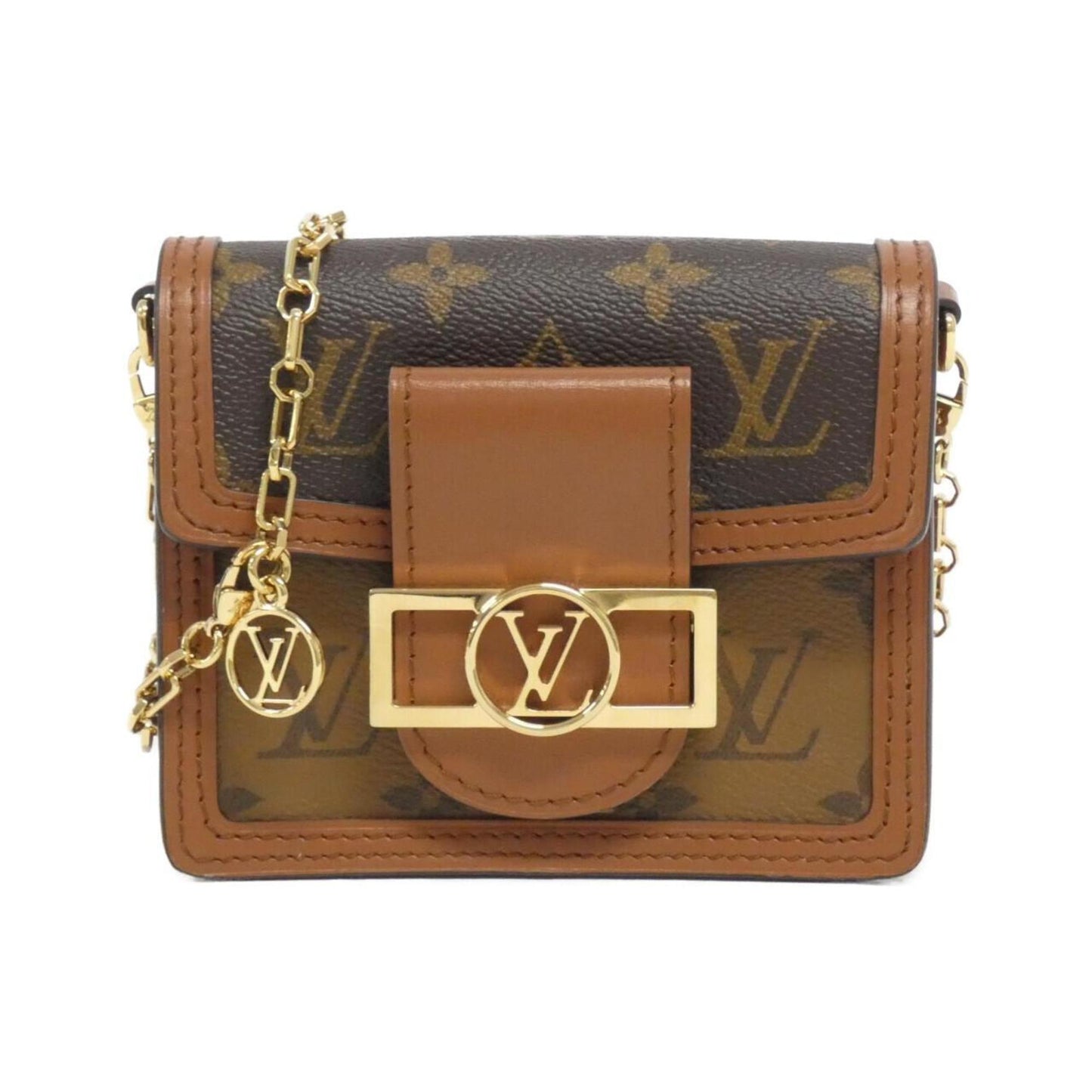 Louis Vuitton Coated Canvas Brown Shoulder Bags