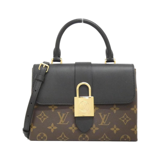 Louis Vuitton Coated Canvas Black Handbags
