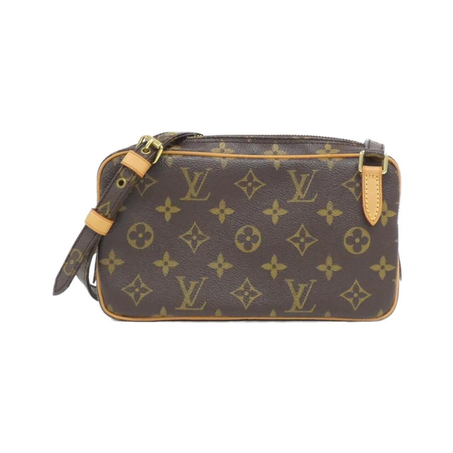 Louis Vuitton Coated Canvas Brown Shoulder Bags