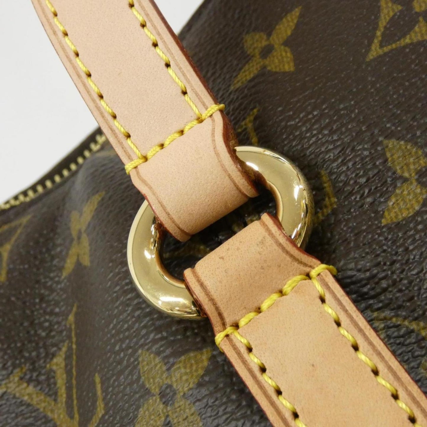 Louis Vuitton Coated Canvas Brown Handbags