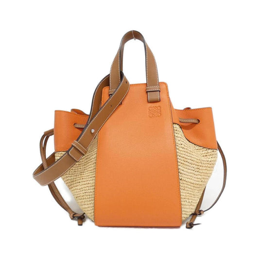 Loewe Woven Fabric Orange Shoulder Bags