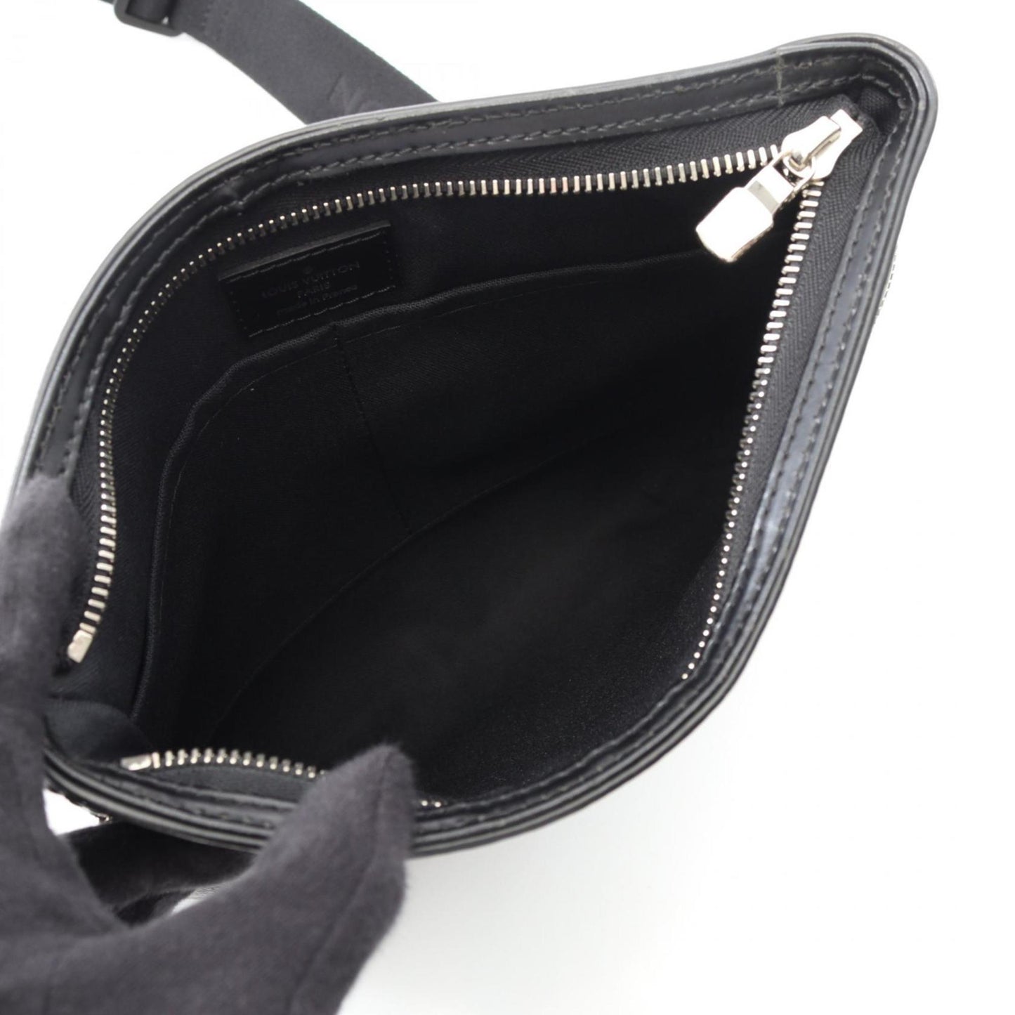 Louis Vuitton Coated Canvas Black Shoulder Bags