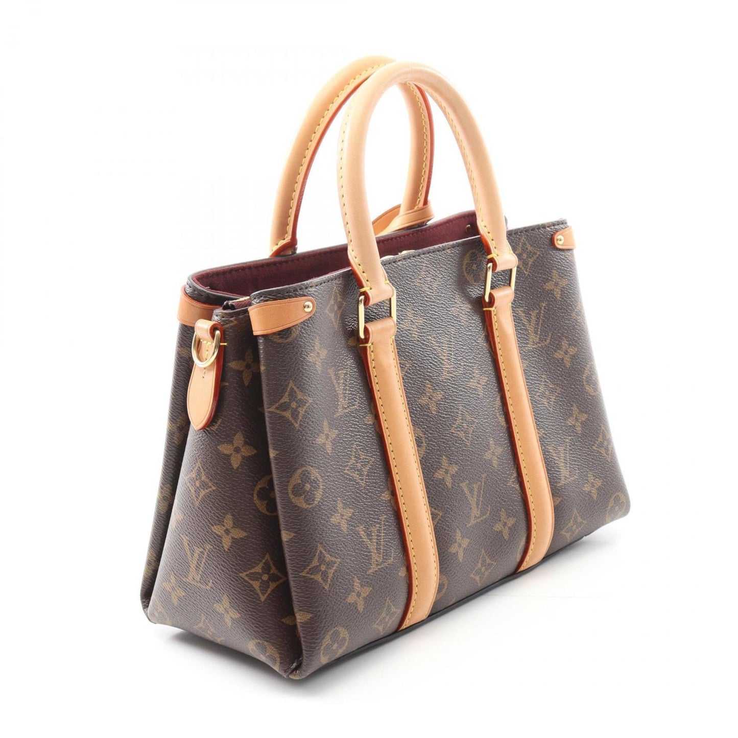 Louis Vuitton Coated Canvas Brown Handbags