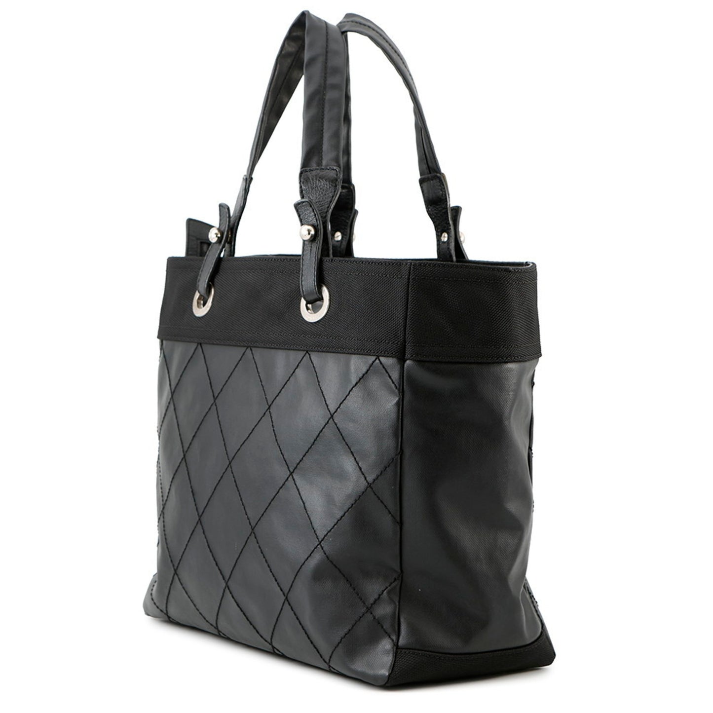 Chanel Canvas Black Tote Bags